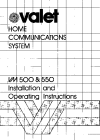 VM500 VM550 Intercom INSTALLATION & USER manual