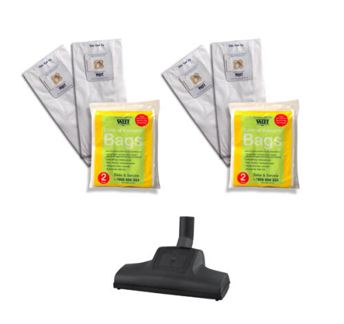 Vac Bag Combo - 2 Pack MaxFlo Bags and Turbo Brush